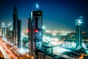 UAE Dubai at night